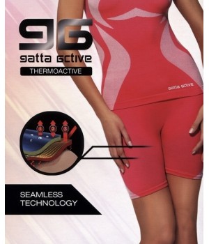 ЖІНОЧІ КОРОТКІ ТЕРМОЛЕГІНСИ GATTA GAT, розмір XL, рожеві