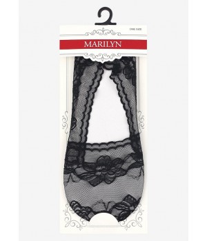 STOPKI MARILYN DAMSKIE LACE Z32 BLACK