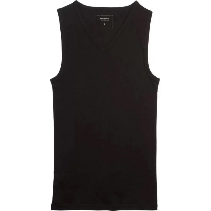 Футболка ATLANTIC EMBAJ ECV-002 черная/L