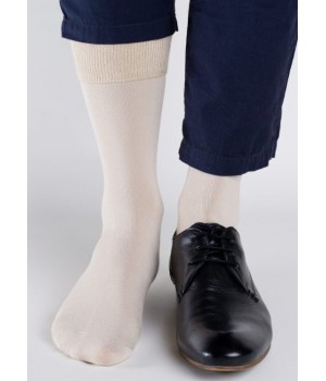 Бамбуковые носки REGINASOCKS 0534, бежевые, размеры 43-46