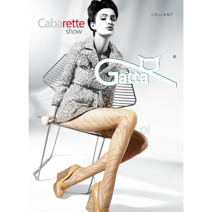Колготки для шоу GATTA CABARETTE WZ 04 3/4 sabbia