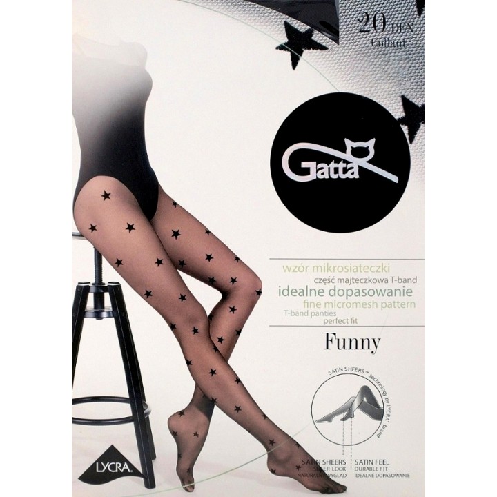 GATTA FUNNY TIGHTS WZ 06 4 nero