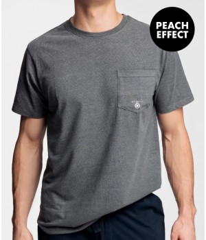 Футболка ATLANTIC NMT-033 WL21 СІРИЙ/MEL /L