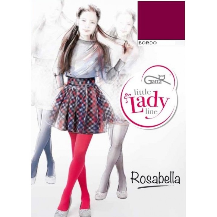 Бордові колготки GATTA DZ ROSABELLA 92/98