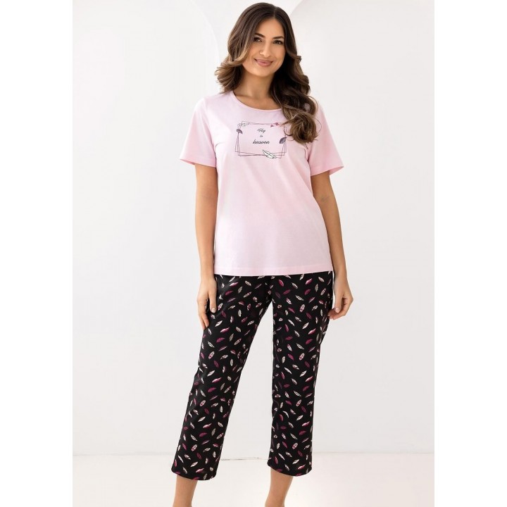 Женская пижама REGINA 733, розовая / XXL