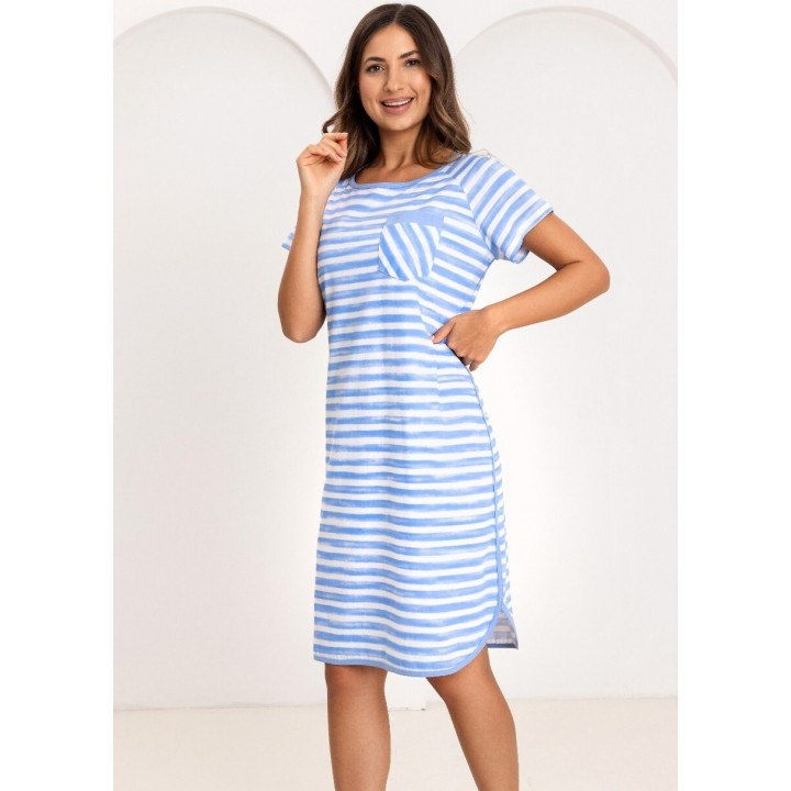 Рубашка REGINA 171, синяя / XXL