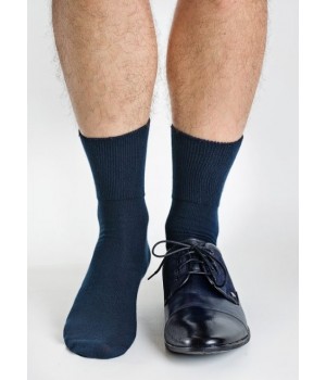 Носки REGINASOCKS BU SILTEX 4973 темно-синие, размеры 43-46