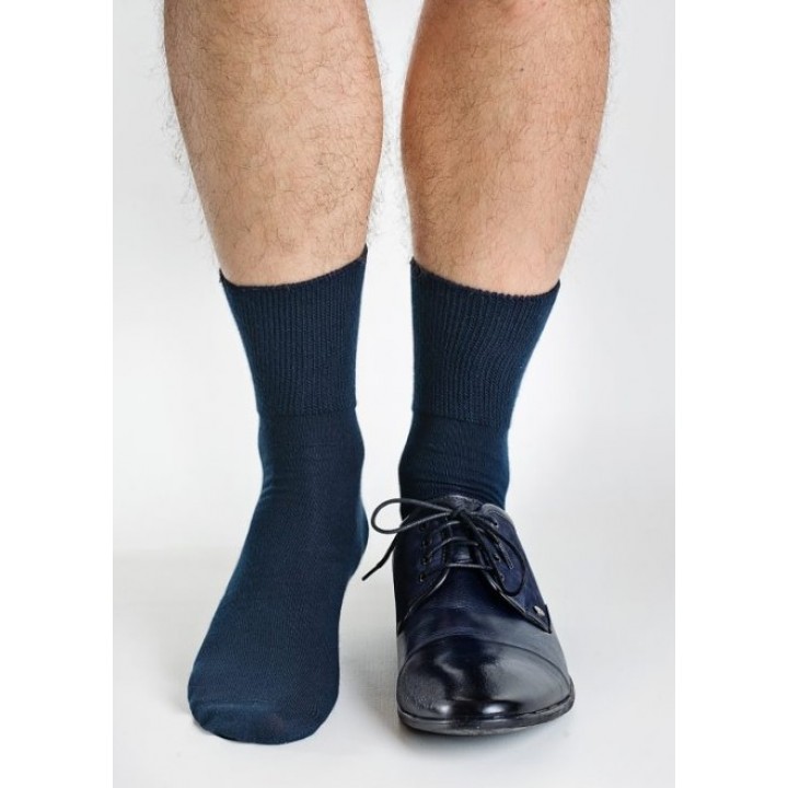 Носки REGINASOCKS BU SILTEX 4973 темно-синие, размеры 43-46