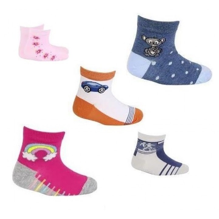 Весняні шкарпетки GATTA DZ 0-2 роки 18-20 мікс кольорів