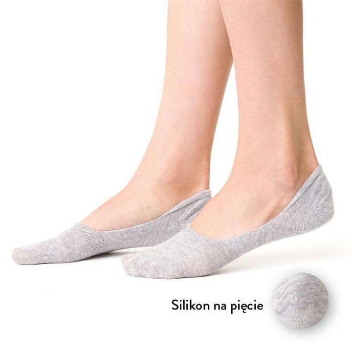 STOPKI STEVEN 058 BALERINY MĘSKIE MEL SZARY 44/46