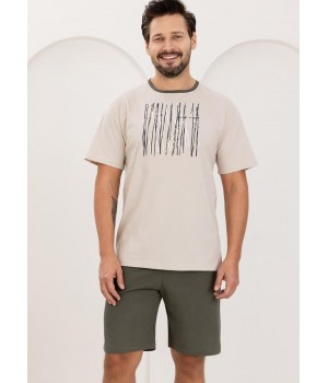 Мужская пижама REGINA, цвет 500, бежевый /XL