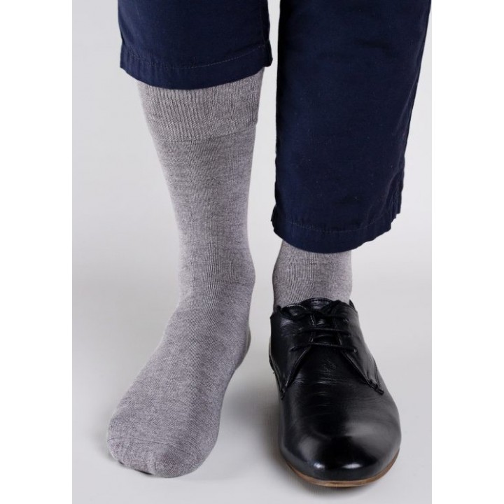 Бамбуковые носки REGINASOCKS 0534 серые, размеры 39-42