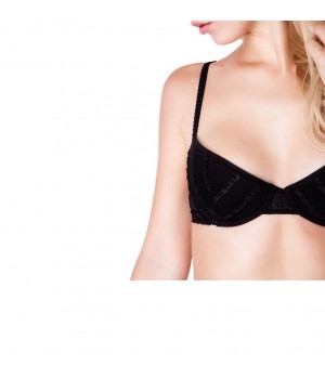Бюстгальтер ATLANTIC MIST BR-051 ЧОРНИЙ/75B #PR