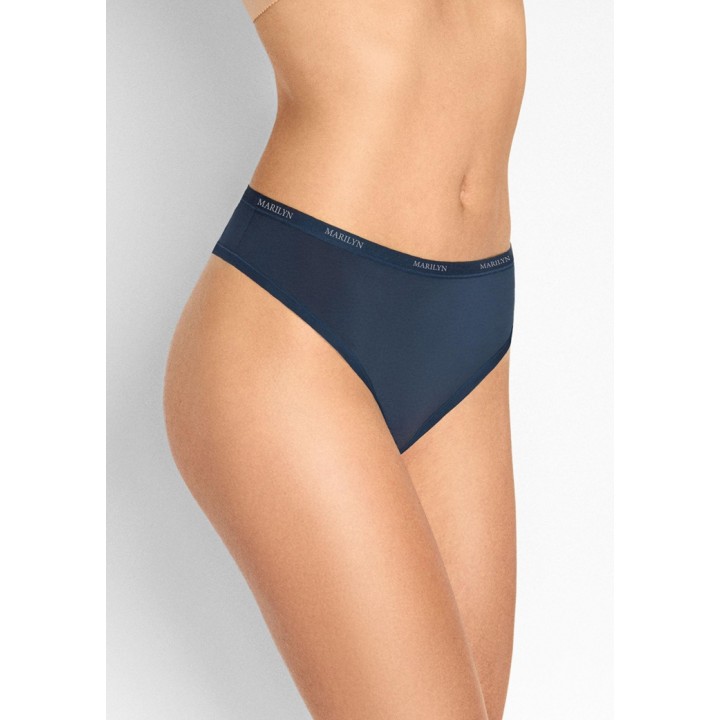 Трусики MARILYN JULIA STRING 2 темно-синього кольору /M