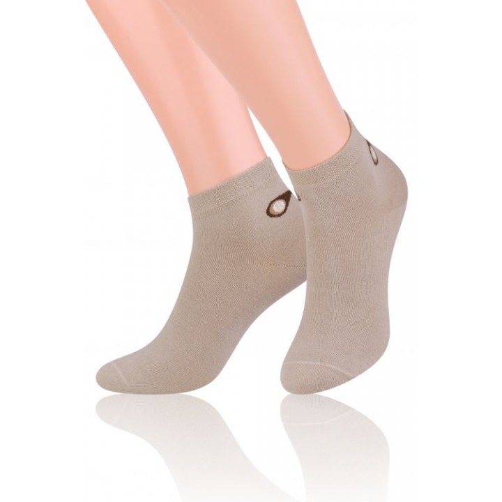 Носки Steven 046 38-40 бежевые