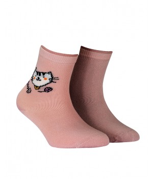 Жіночі шкарпетки WOLA PERFECT, розмір W 139, рожевий колір, 36/38