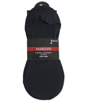 STOPKI MARILYN DISCREET UNISEX UNI BLACK 35/38 2P