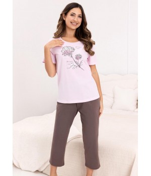 Женская пижама REGINA 734, розовый /M