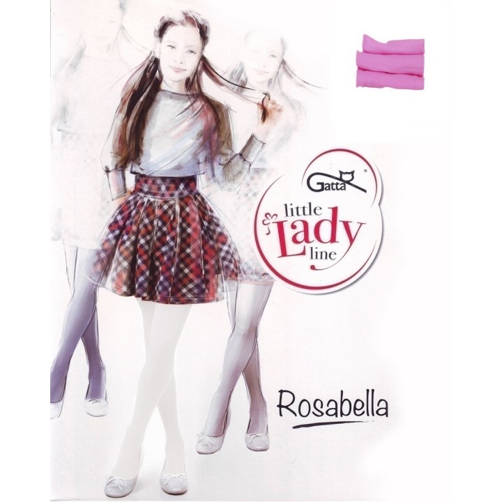 КОЛГОТКИ GATTA DZ ROSABELLA РОЖЕВІ 39 140/146