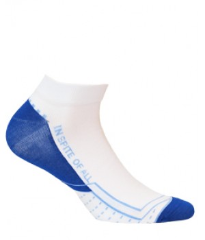 STOPKI WOLA WZOROWANE MĘSKIE W999 LAZUR 41/43