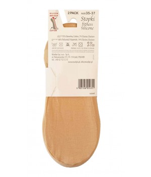 STOPKI MARILYN DAMSKIE FITNESS SILICONE NAT 35/37