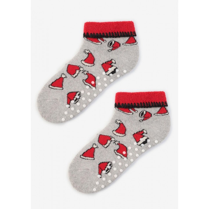 ЖІНОЧІ ШКАРПЕТКИ MARILYN ANGORA З МАТРОВИХ ТЕЛЕФОНІВ, КОЛЬОРУ B39 L, СІРОГО КОЛЬОРУ