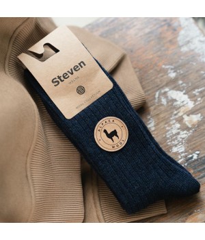 Чоловічі шкарпетки із вовною альпаки Steven 044 44-46