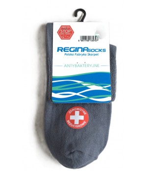 REGINASOCKS BU PK SILTEX 9359 Серые носки 35-38