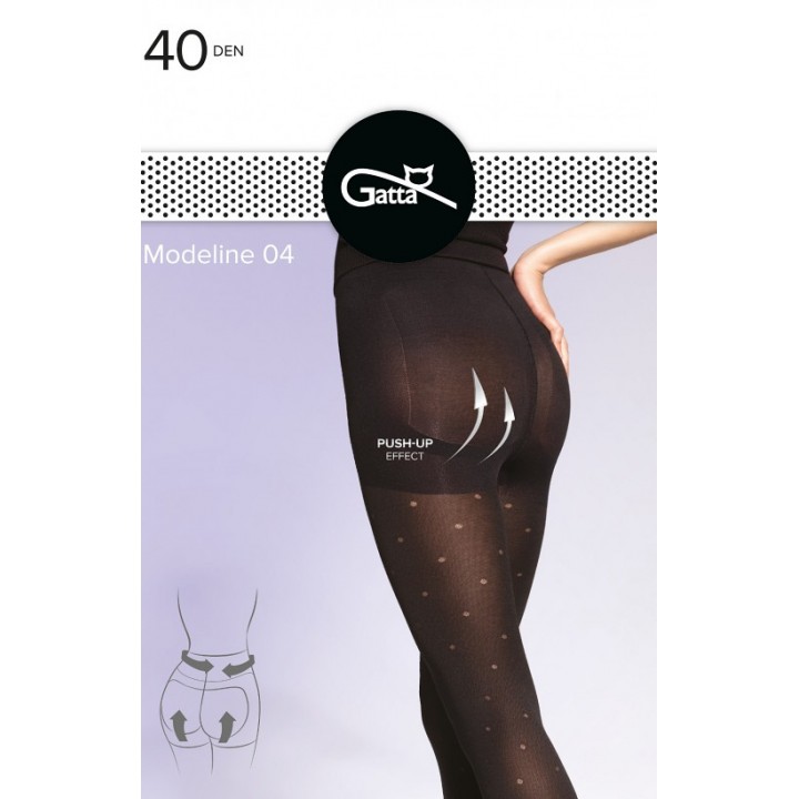 КОЛГОТКИ GATTA MODELINE WZ 04 2 черный