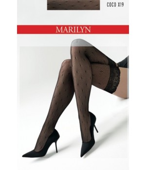 Панчохи MARILYN COCO, 19 1/2, чорні