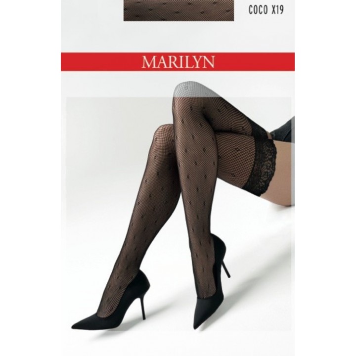 Панчохи MARILYN COCO, 19 1/2, чорні