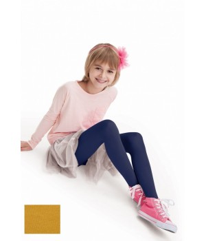 Колготки KNITTEX MISS MARY MF 140-146 горчичного цвета