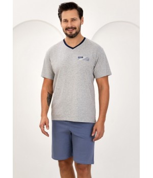 Мужская пижама REGINA 504 J меланж / XXL