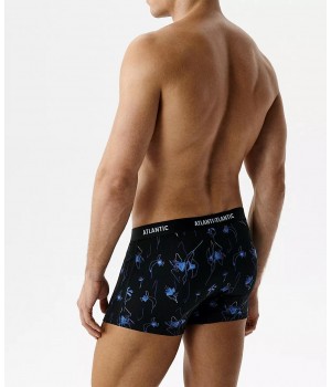 Шорты ATLANTIC 3MH-229 WL26 ЧЕРНЫЙ/СИНИЙ/ЧЕРНЫЙ /S