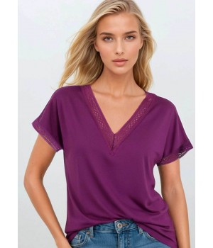 Блузка Eldar Flaviana сливового цвета /XL