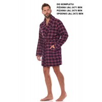 Мужской банный халат L&L 2470 GRA /XL