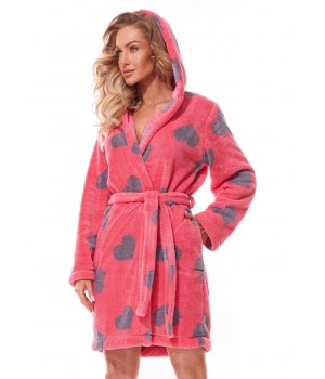 Женский банный халат L&L 2310 FUTURA AMARANTH /L