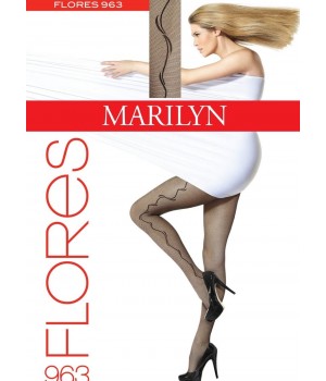 КОЛГОТКИ MARILYN FLORES 963 20 1/2 сірі