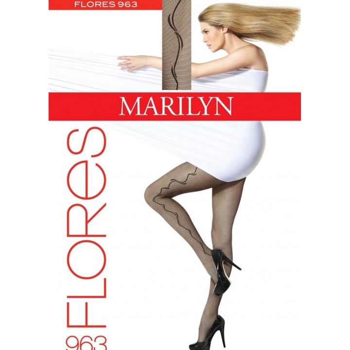 КОЛГОТКИ MARILYN FLORES 963 20 1/2 сірі