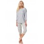 Пижама KEY LNS-651 A23 XL серого цвета