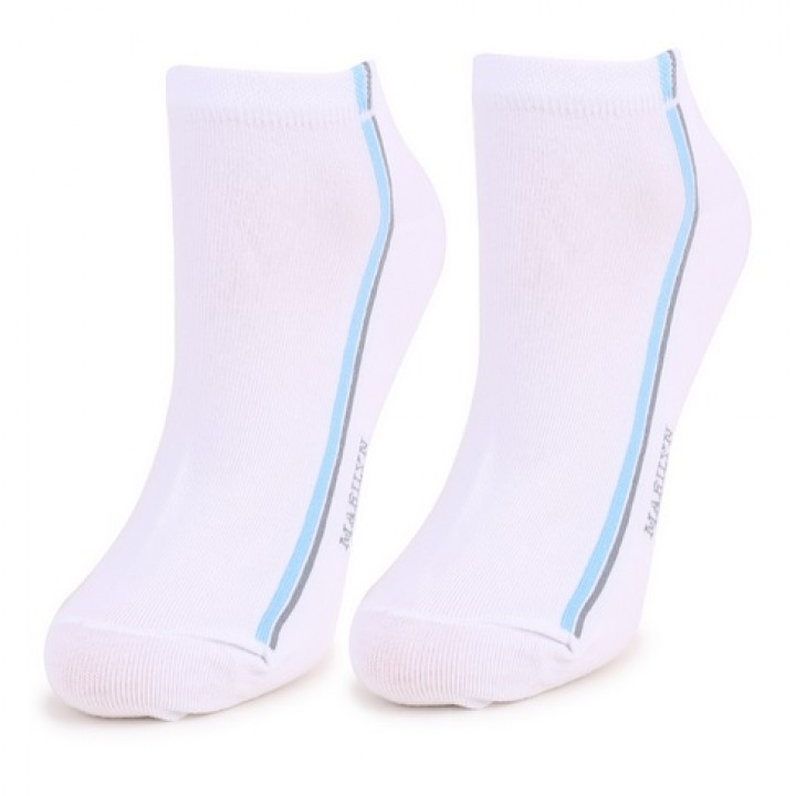 STOPKI MARILYN DAMSKIE FORTE 52 WHI/BLU/GREY 36/40