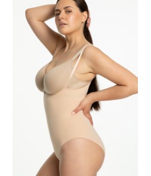 БІДІ JULIMEX 419 БЕЗШОВНИЙ ВІДКРИТИЙ БЮСТ БЕЖЕВИЙ /XL