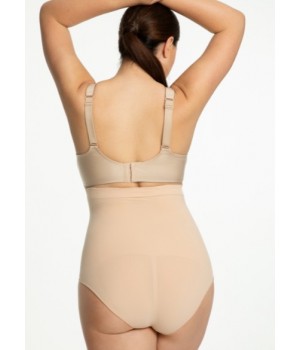 JULIMEX 441 Бесшовные трусики с высокой талией, бежевые /M