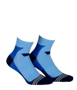 Носки WOLA SPORTIVE AG+ до щиколотки WZ953 синие, размер 39/41