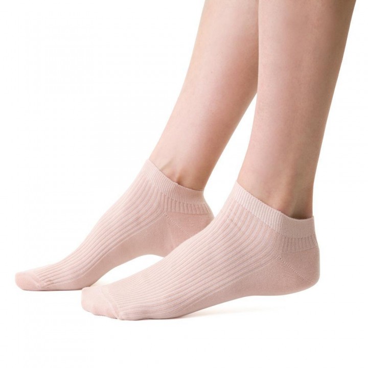 Носки Steven 137 розовые, размер 35/37