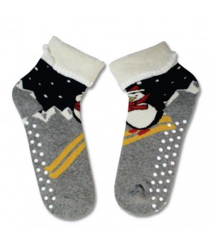 Махровые носки Marylyn Angora ABS, 46 пар, универсальные, темно-синие, серые.