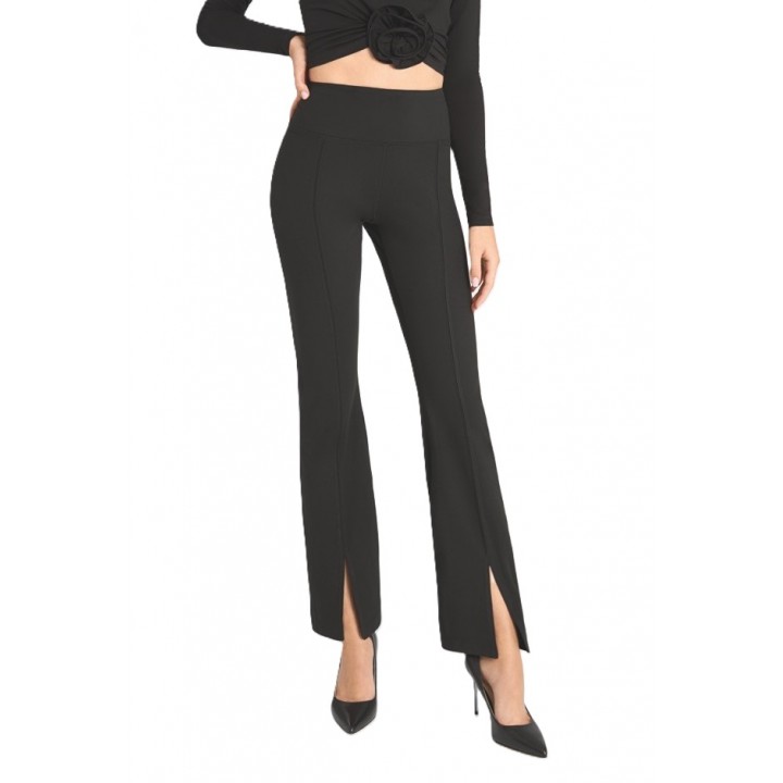 Легінси MARILYN 853 розкльошені чорні /L