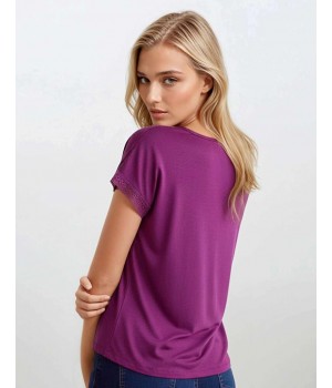 Блузка Eldar Flaviana сливового цвета /L