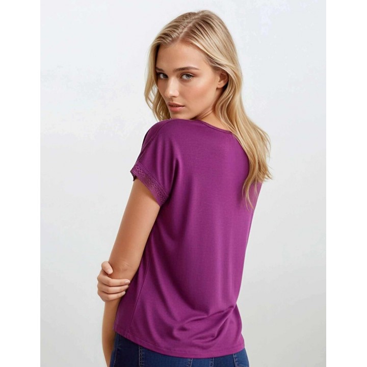 Блузка Eldar Flaviana сливового цвета /L