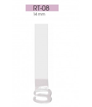 Бретели для бюстгальтера силіконові JULIMEX RT-08 SILIKON 14MM one size